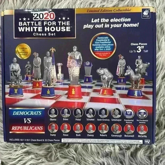 As Seen On TV 2020 Battle for The White House Chess Set Board Game - Picture 4 of 8